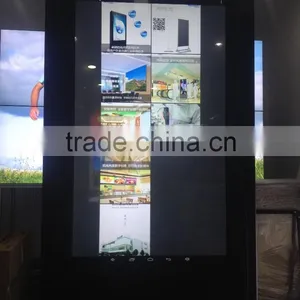 LCD Indoor Floor Stand Touch Double Screen for Bank Comerical Using Digital Signage thumbnail-4