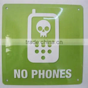 Cangnan Warning Enbossed Metal Sign thumbnail-1