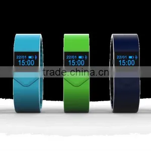 Bluetooth 4.0 Smart Bracelet Real Time Heart Rate Blood Pressure Blood Oxygen Monitor thumbnail-4