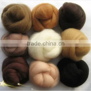 Dyed Worsted Merino Wool Tops for Spinning 65-110mm thumbnail-1