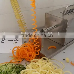 Manual Stainless Steel Twisted Potato Slicer / Spiral Vegetable Cutter thumbnail-2