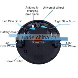 Intelligent Robotic Vacuum Cleaner Good Quality Self Charging thumbnail-4