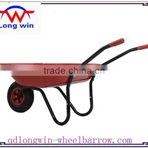 Green Tray 4-cu-ft. Folded Steel Wheelbarrow Wb4024 thumbnail-2