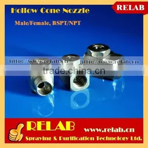 Water Mist Gas Cooling or Cleaning Hollow Cone Hydraulic Atomizing Nozzle thumbnail-1