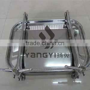 Small Square Sanitary Manway ,manhole, Covers Manhead for Beer Tank thumbnail-2