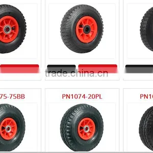 Top Quality 410/350-4 Plastic Centred Pneumatic Wheels thumbnail-3