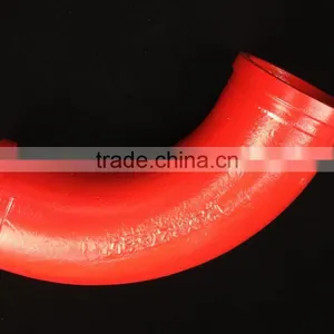 Long Term Service OEM Production Putzmeister DN125 5" Concrete Pump Hardened Steel Pipe Bend thumbnail-2