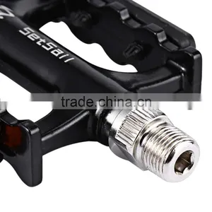 2Pcs SETSAIL 921 DU Bering Bike Pedals With Anti-skid Gear Frame Reflective Stripe Self-locking Pedals Bicycle Accessories Parts thumbnail-3