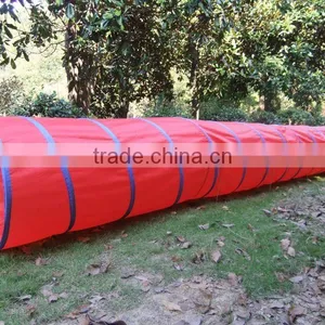 Hot Selling New Arrive 2016 Red Long Pop-up Pet Playing Tunnel Dog Tent Tunnel thumbnail-3