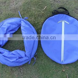 Hot Selling Pet Products Blue 190T Polyester With 6pcs Steel Sticks Dog Training Tunnel thumbnail-5