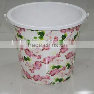 13L Household Plastic Cheap Buckets With Handle thumbnail-2