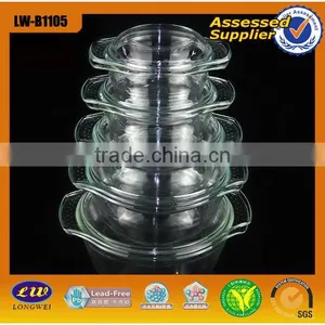 Four Side Lock Pyrex Glass Food Container With Airtight Lid thumbnail-2
