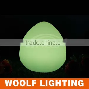 PE Plastic Rechargeable 16 Colors RGB Waterproof LED Peach Light thumbnail-4