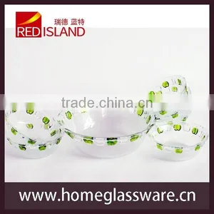 Clear Glass Soup Bowl, Salad Bowl, Glass Dinner Set thumbnail-2