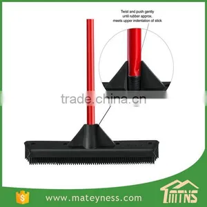 Slanted Side Sweep Clean Soft Rubber Broom Brush thumbnail-1