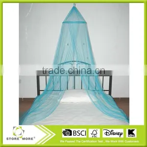 Long Lasting Blue Round Mosquito Net thumbnail-1
