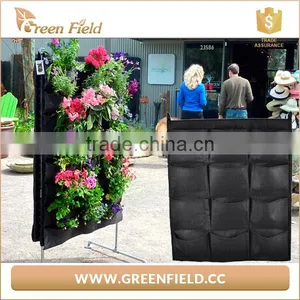 Newest Wall Hanging Planter Vertical Felt Garden Plant Grow Container Bags thumbnail-5