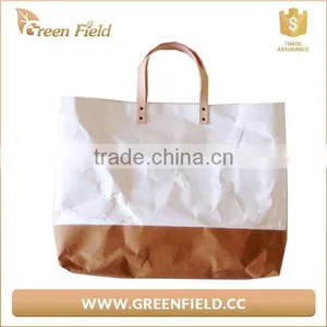 China Suppliers New Style Fashion Tote Bag /washable Kraft Paper Women Handbag thumbnail-1