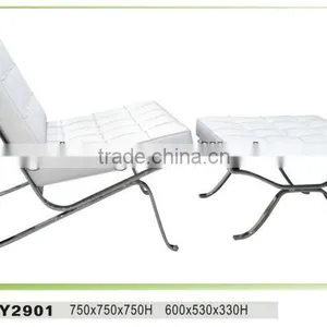 Hot Sale Leisure Barcelona Recliner Chair With Ottoman BY2901 thumbnail-1