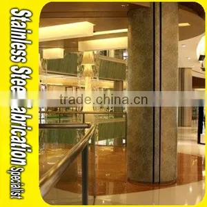 Decorative Etched Color 304 Stainless Steel Pillar Cladding thumbnail-1