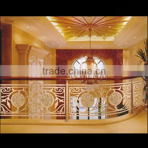 Luxury Design Indoor Balcony Aluminum Handrail for Hotel and Villa thumbnail-4