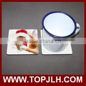 Promotional Customized Heat Transfer Printing MDF Cork Coaster 9*9cm thumbnail-1