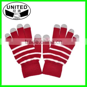 Winter Warm Soft Screen Glove Acrylic Knitted Magic Gloves for Smartphone thumbnail-1