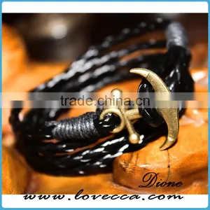 Cheapest Hot Sale 2017 Jewelry Mens Bracelet Anchor Hook Bracelet thumbnail-1