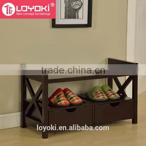 Environment Wood Corner Shoe Cabinet , Shoe Rack thumbnail-2