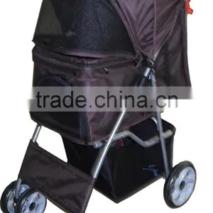Pet Travel Stroller Pushchair Pram Jogger Buggy Swivel Wheels. H0116 thumbnail-4