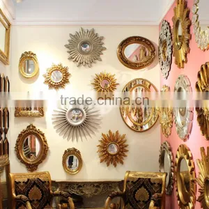 Decorative Round Polyresin Framed Mirror FA-056P-01 thumbnail-5