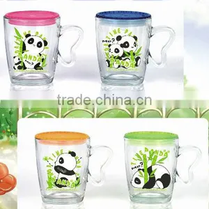 High Quality Handle Beer Glass Mug With Lid thumbnail-1