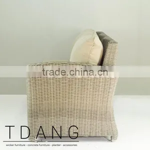 Sonoma Wicker Sofa K-D 3 Seats Left Hand - Rattan Patio K-D Furniture Garden Bench. thumbnail-5
