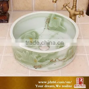 2017 New Designs Shape Bathroom Art Wash Basin for Dining Room thumbnail-1