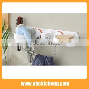 2016 Hot Selling Bath Accessories Shelf Plastic Bath Holder With Suction Cup thumbnail-3