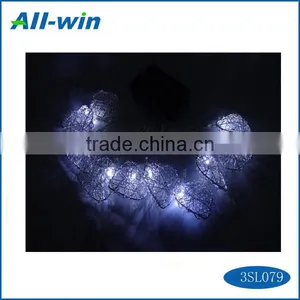 Attractive Heart-shaped LED Solar Light, Cyrstalline LED Light With Solar Panel Holiday Lamp Fairy Lights thumbnail-1
