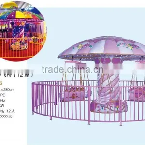 Outdoor Playground Swing Flying Tower Amusement Game Series Flying Chairs for 12 Persons thumbnail-1