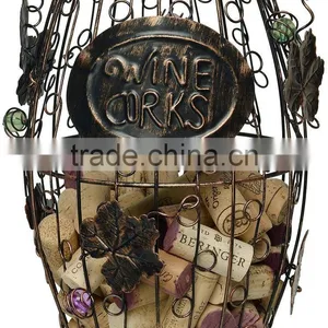 Promotion Metal Used Wine Cork K-cup Holder Storage Bag thumbnail-1