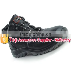 NMSAFETY Cow Split Leather Middle Safety Shoes thumbnail-1