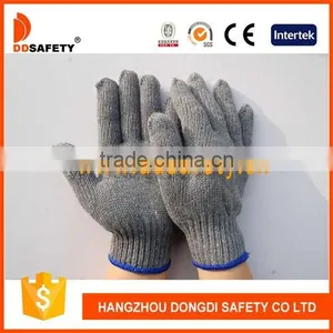 DDSAFETY 2017 7 Gauge Grey Cotton Knitted Safety Gloves thumbnail-1
