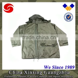 190T 210T 145x110cm Military Green Rain Coat Poncho With Logo thumbnail-4