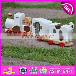 2015 High Quality Creative Dragging Dog Wooden Toys,Cheap Kids Toys Pull Line Toy,Lovely Dog Design Pull and Push Toy W05B090 thumbnail-3