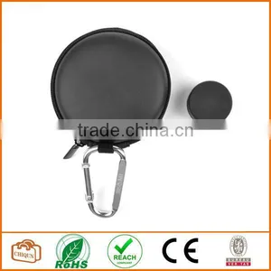 3 in 1 Earphone Handsfree Hard PU Case Plus Round Earphone Case thumbnail-1