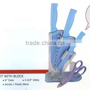 Hot Sale Good Quality Kitchen Knife Set With Block thumbnail-2