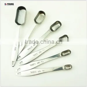 42140 6pcs Stainless Steel Nesting Measuring Cups and Spoons Set thumbnail-1