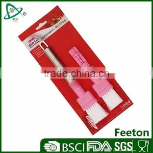 Food Grade Plastic Bbq Sauce Grill Brush With Extra Brush Head thumbnail-1