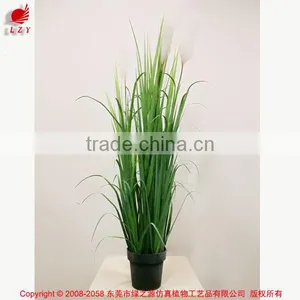 63 Inch Nature Look Artificial Grass Potted Onion Grass With Weed Fake Pots Plant thumbnail-1
