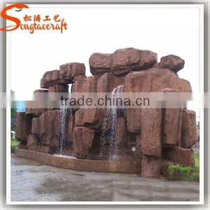 Landscape Square Water Fountain Statues Outdoor Stone Fountain With Water Fountain Pump thumbnail-2