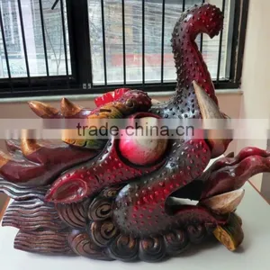 Dragon Mask Wall Hanging Decor Handmade in Nepal thumbnail-2