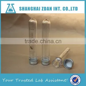 PET,PP,PS Plastic Test Tube With Screw Cap,Round Bottom thumbnail-2